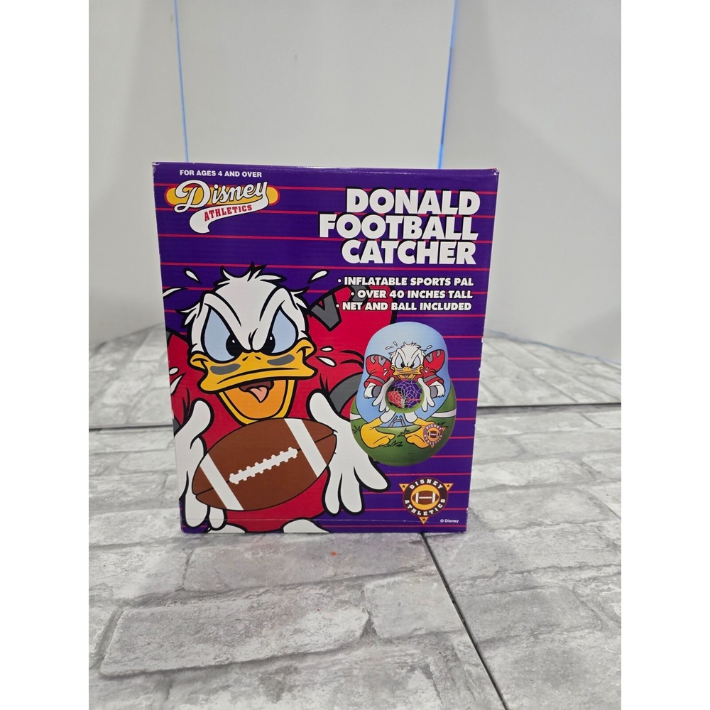 Disney Athletics Inflatable Donald Duck Football Catcher Sports Pal 40" NEW